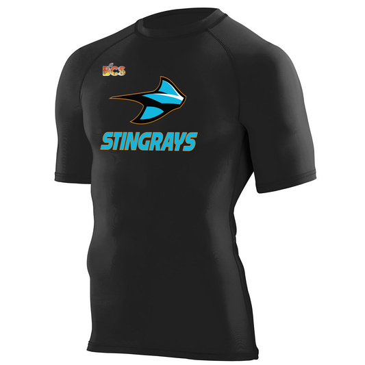 Stingrays Youth Short Sleeve Compression Shirt